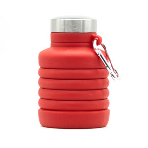 Botella desplegable marca Joung Living de 500 ml con gancho portátil