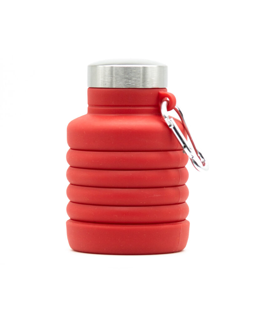 Botella desplegable marca Joung Living de 500 ml con gancho portátil